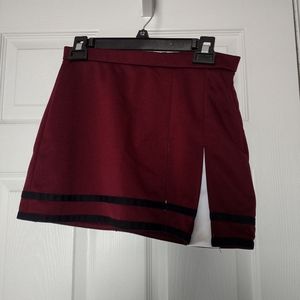 Champion burgundy short skirt